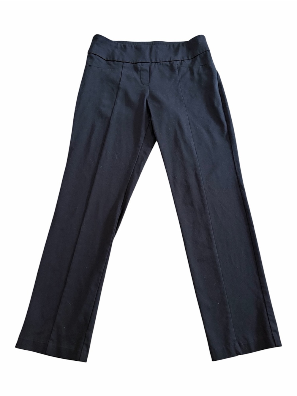 cooper & ella | Black Straight-Leg Dress Trousers